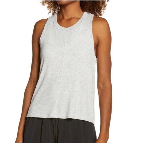Zella gray modal Favorite Rib tank top - Picture 1 of 9